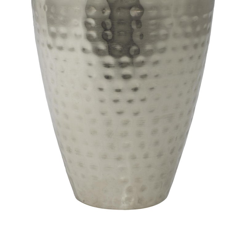 Deco 79 Metal Living Room Decorative Jars Decorative Container, Jar with Lid 7" x 7" x 16", Silver - Image 2